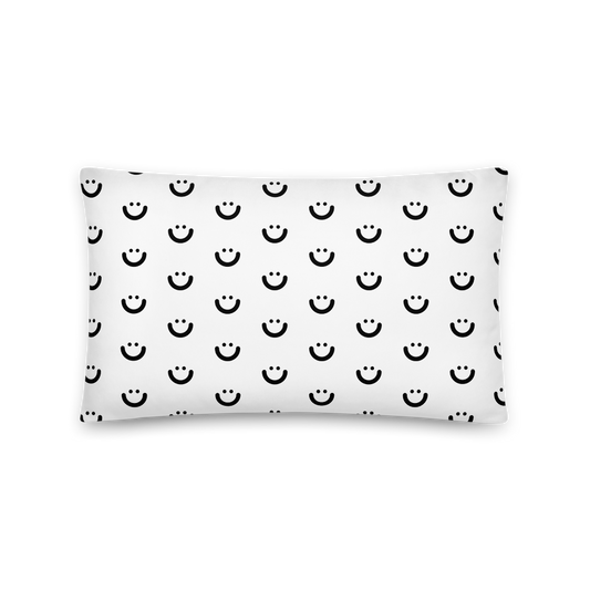 Patterned Pillow Case - Smiles For Humans